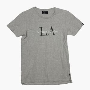 COTTON ON LA Strange Paradise Embroidered Short-Sleeve T-Shirt (Gray | Med)